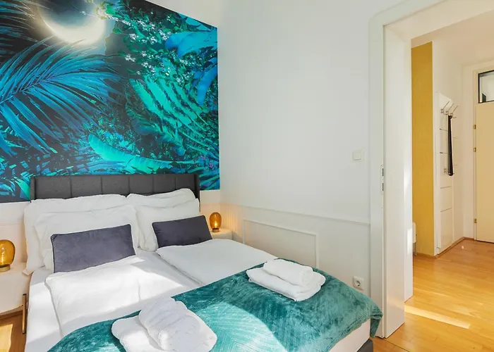 Apartmán Blaues Wiener Refugium - Gym - Parking Vídeň